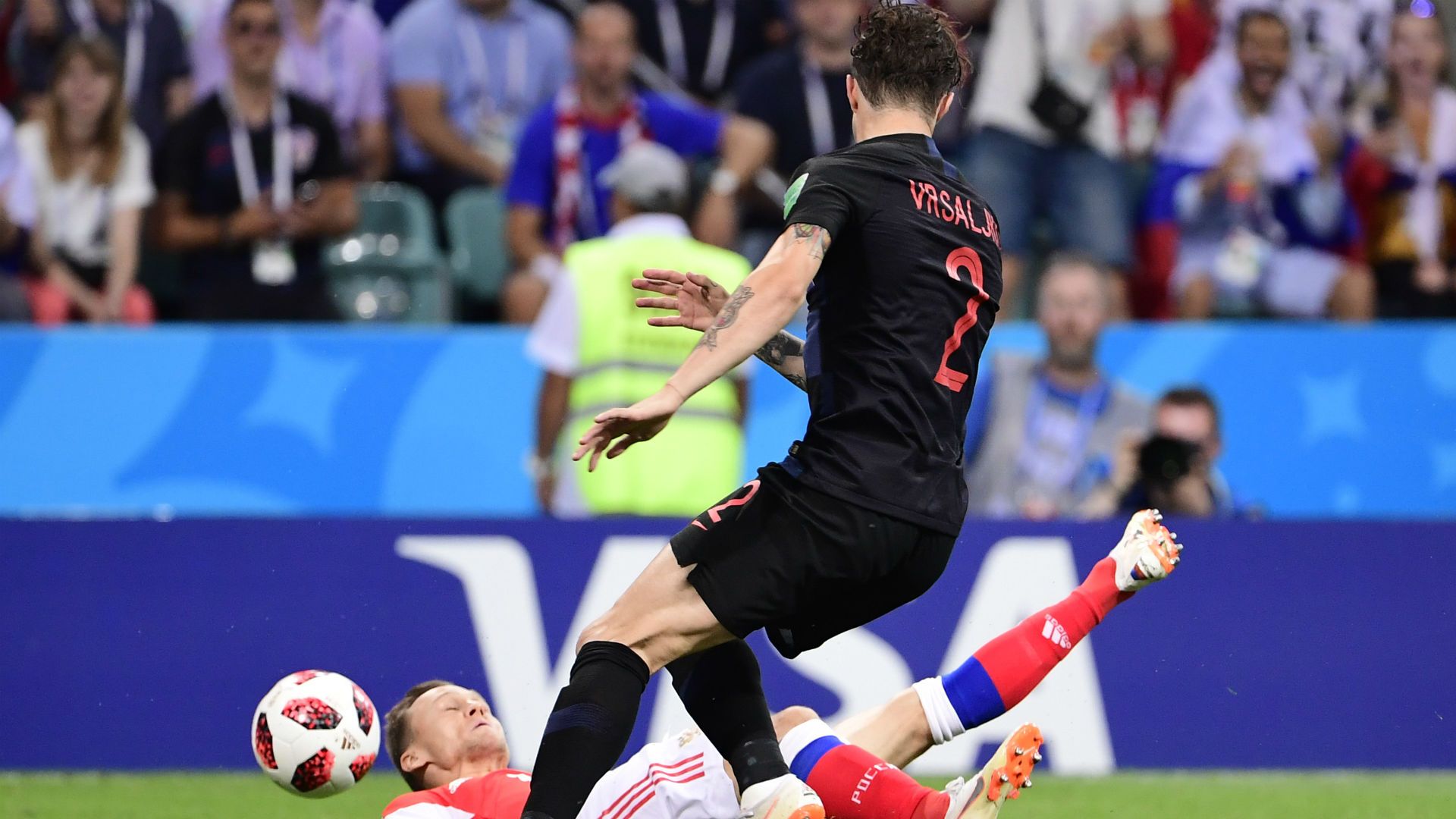 russia croatia - sime vrsaljko - world cup - 07072018