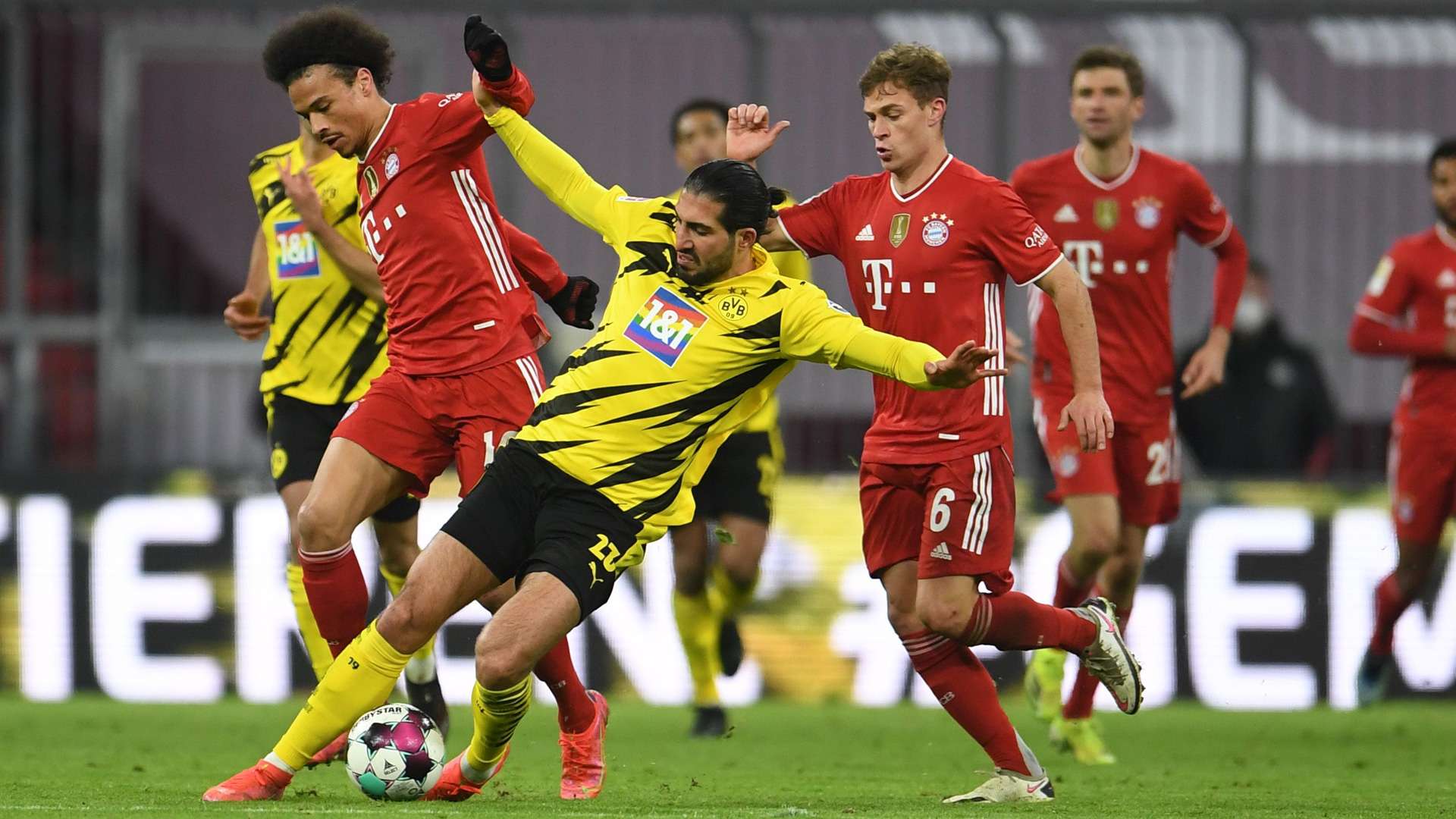 Leroy Sane Emre Can FC Bayern BVB 0321