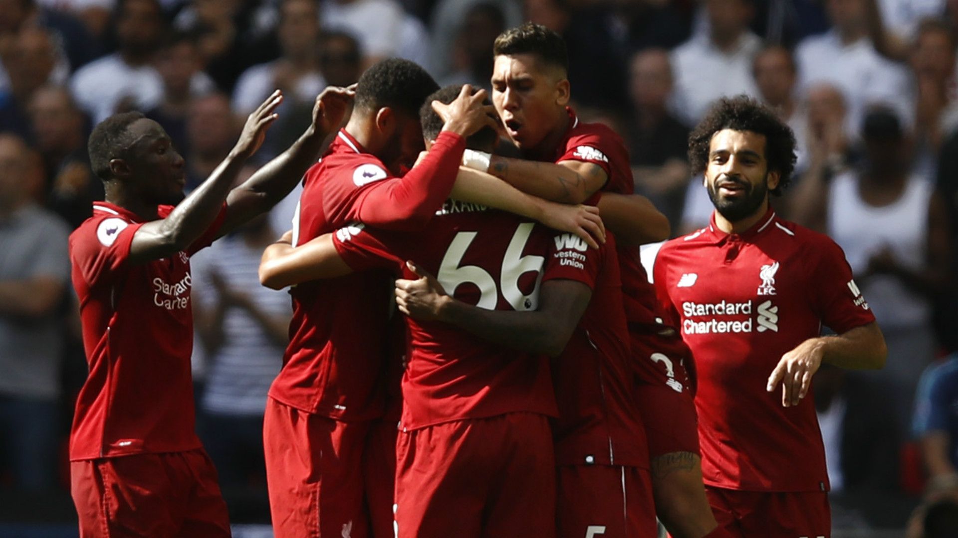 Liverpool celebrate 2018-19