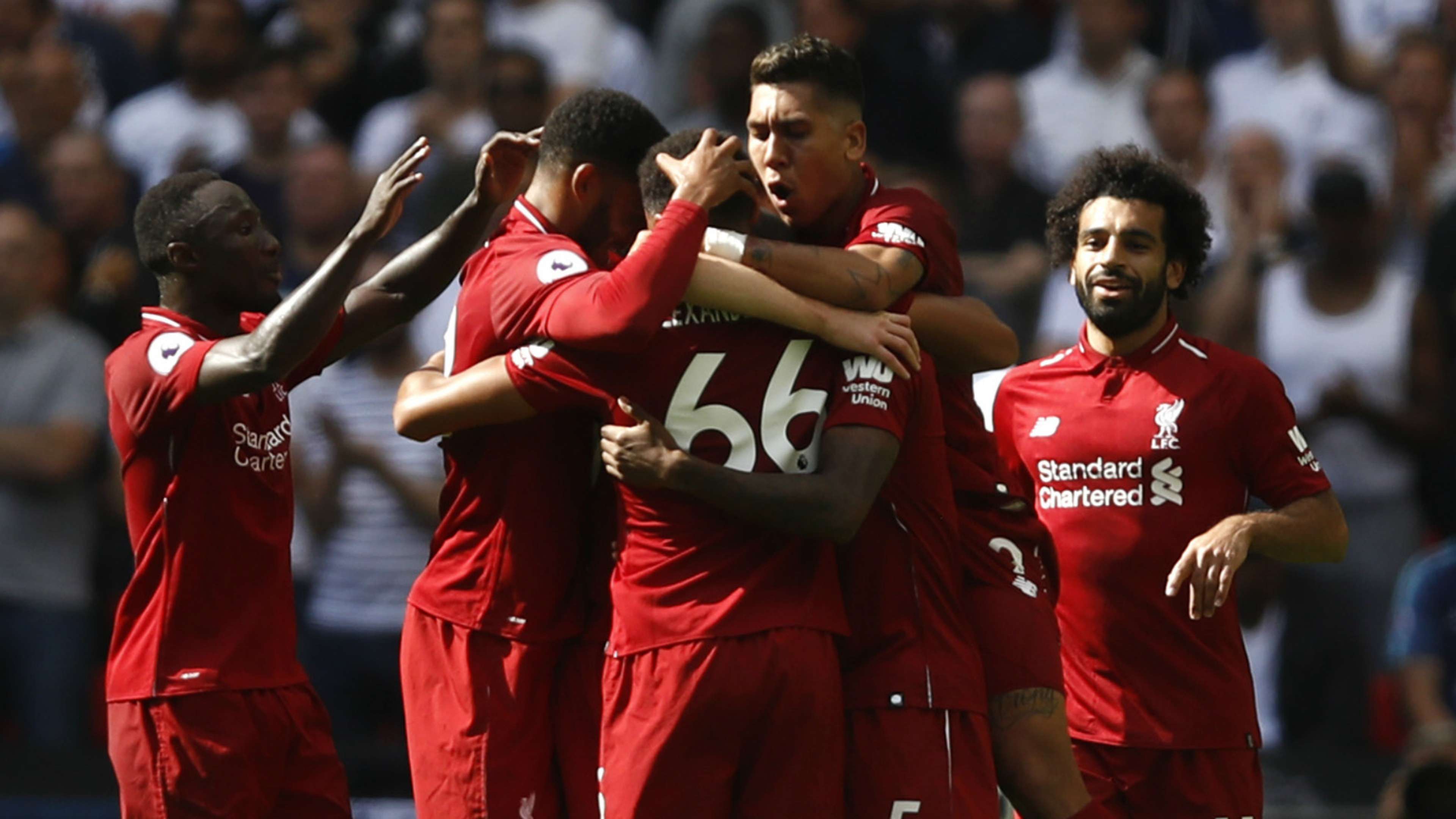 Liverpool celebrate 2018-19