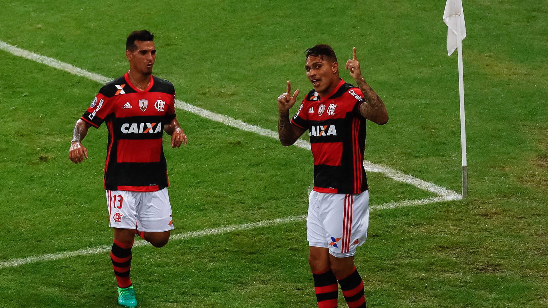 Guerrero Trauco Flamengo Atletico-PR Copa Libertadores 12042017