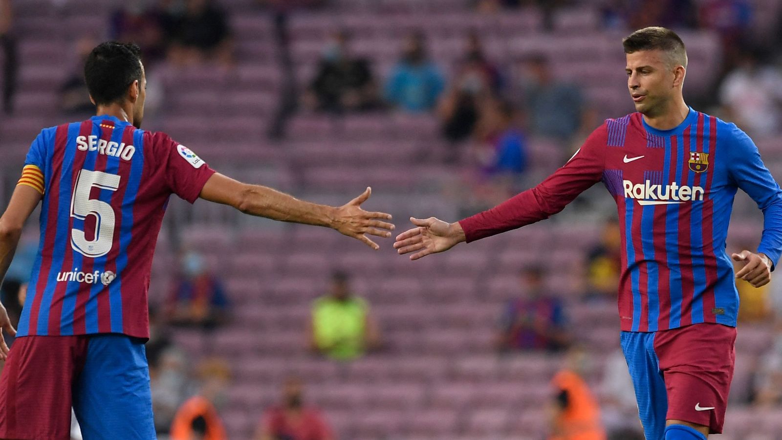 Piqué Busquets Barcelona Real Sociedad LaLiga