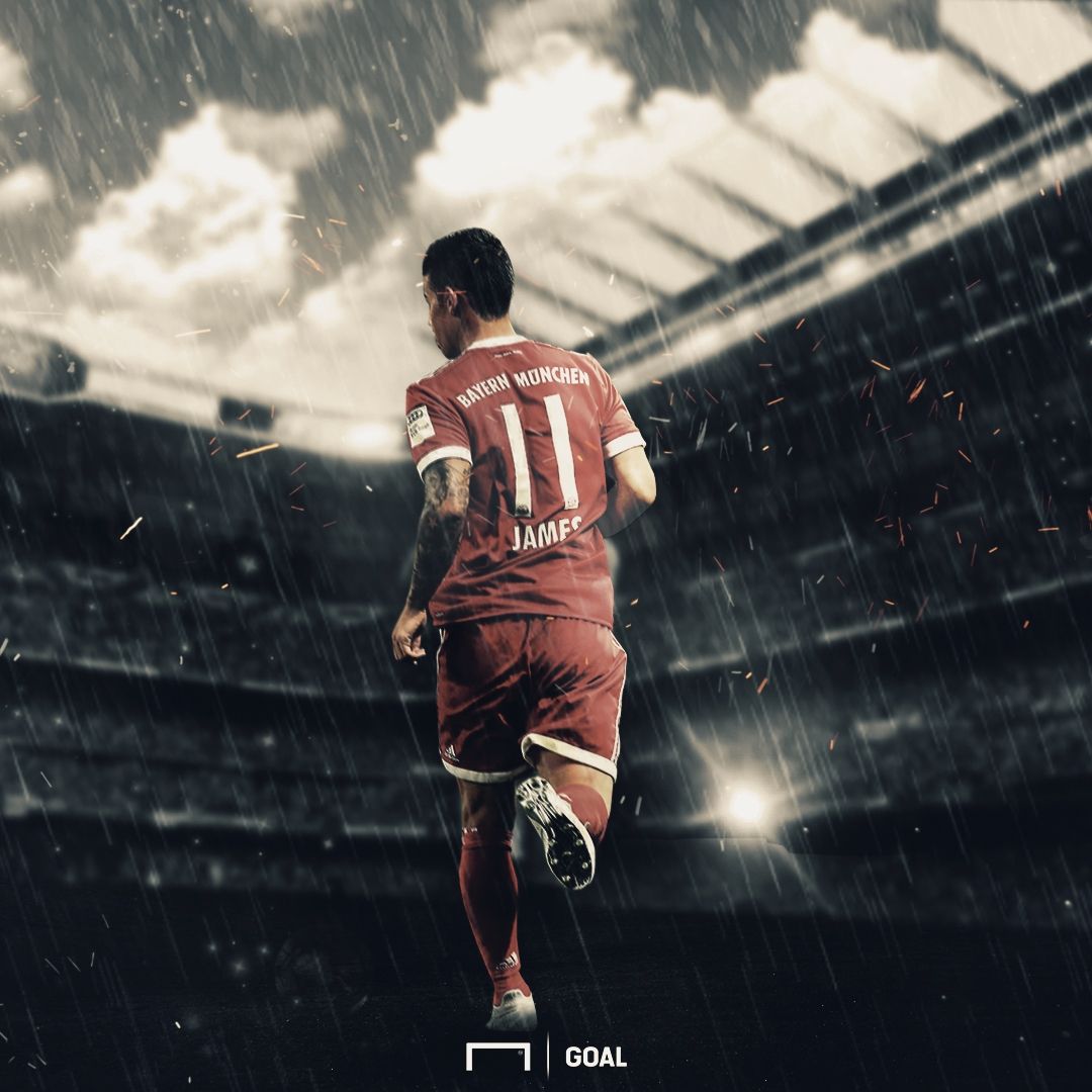 GFX Info James Rodriguez back at Santiago Bernabeu ahead the Real Madrid - Bayern Munchen