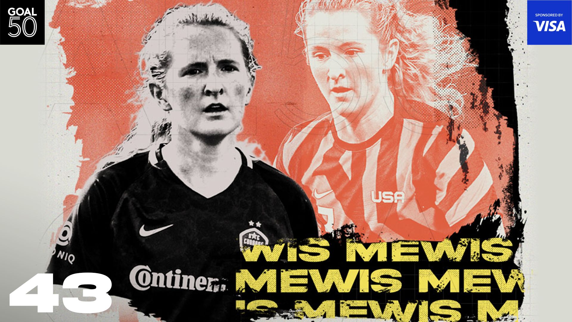 Sam Mewis GOAL50 2021