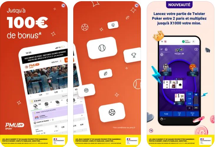 application pmu sport