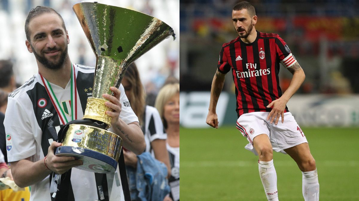 collage Higuain Bonucci