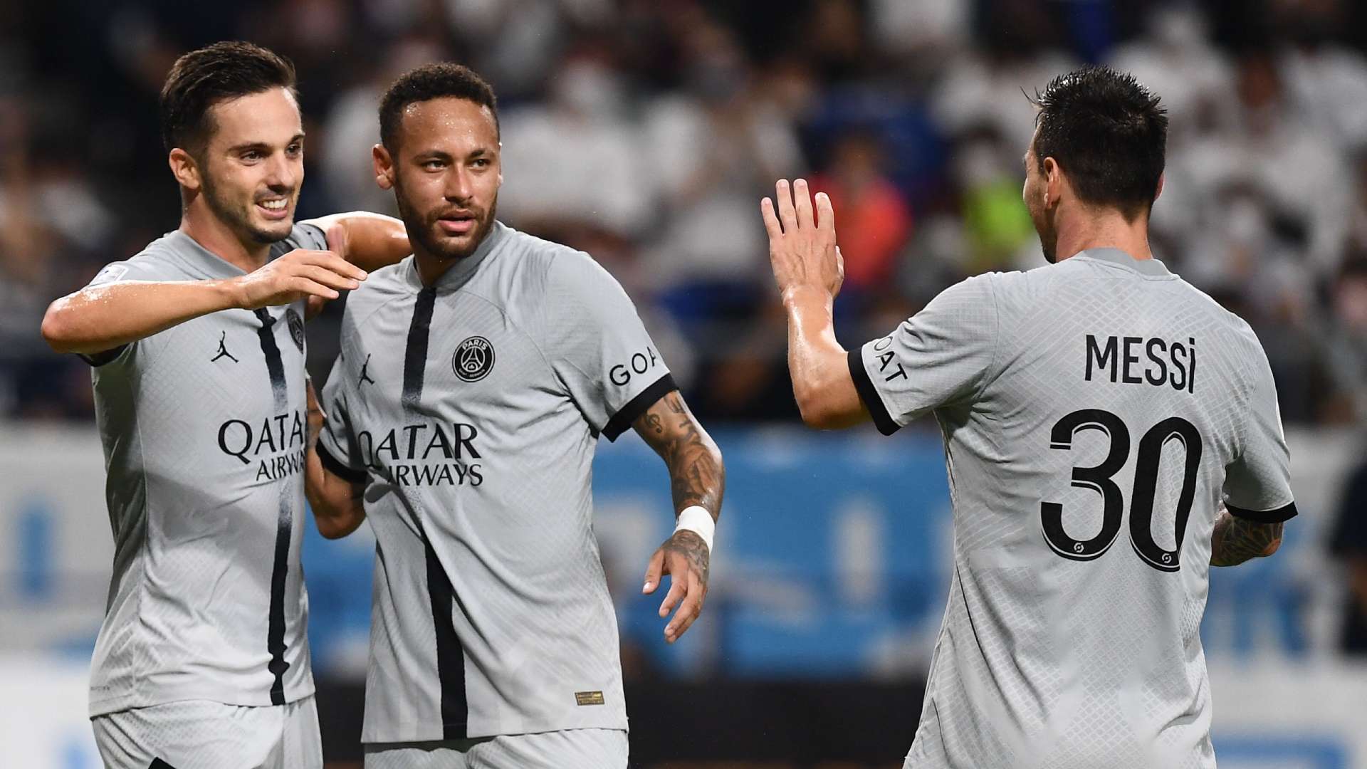 PSG Gamba Osaka Sarabia Neymar Messi
