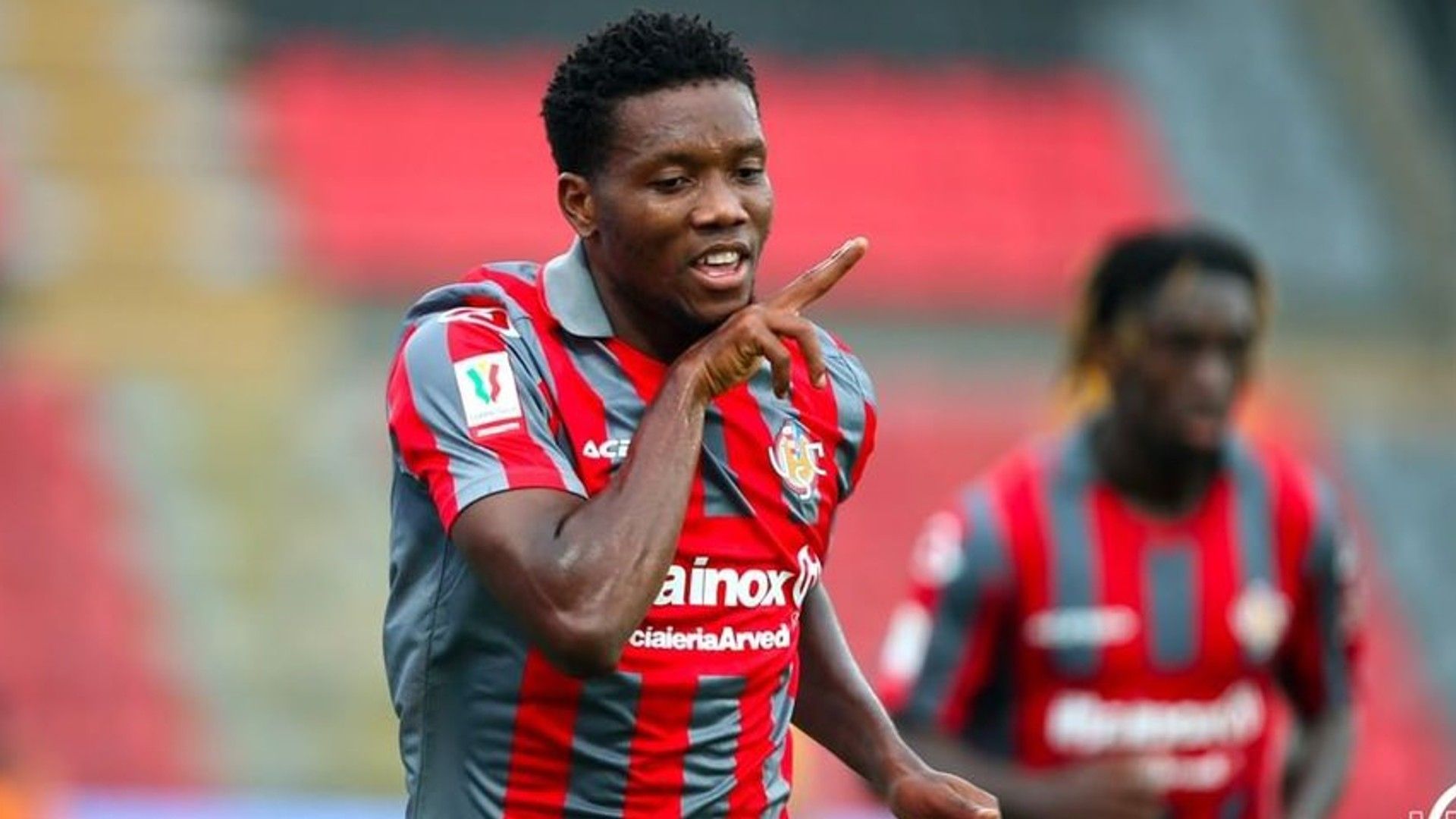 Cremonese and Nigeria forward David Okereke.