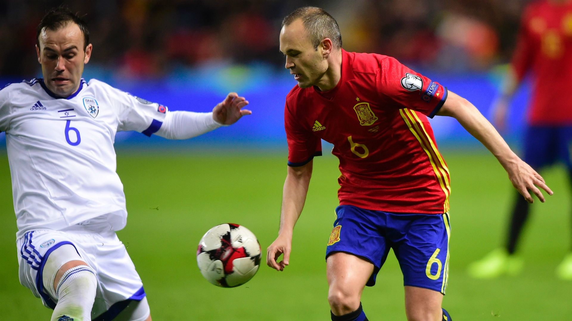 Andres Iniesta Spain Israel WC Qualifier