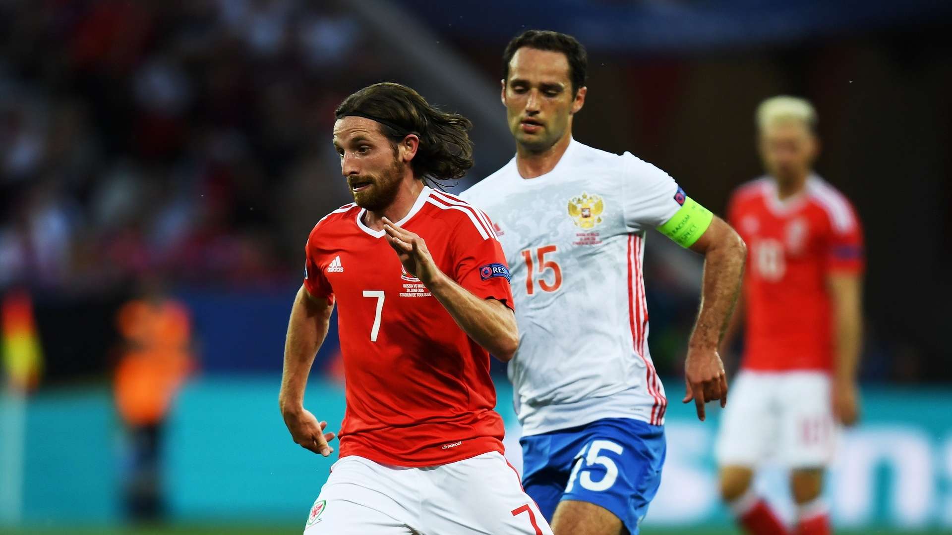 Joe Allen - Wales vs Russia