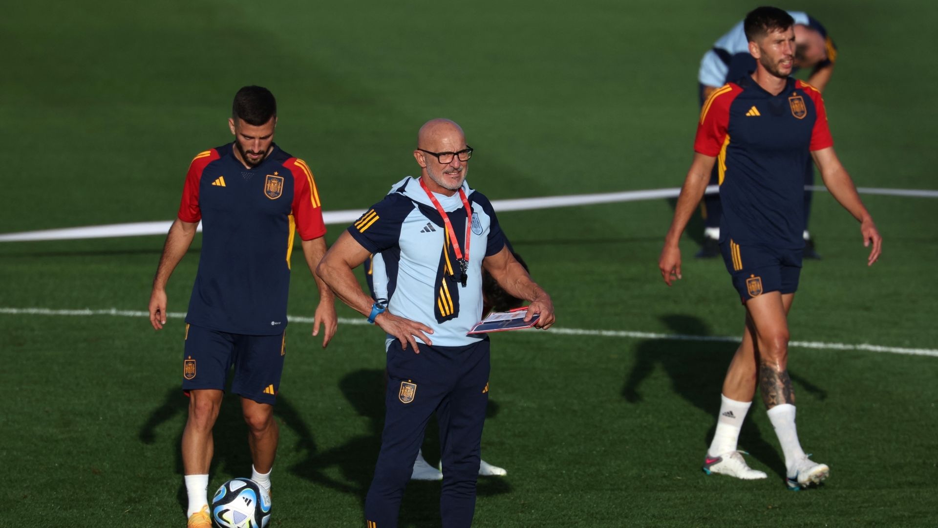 Spain training