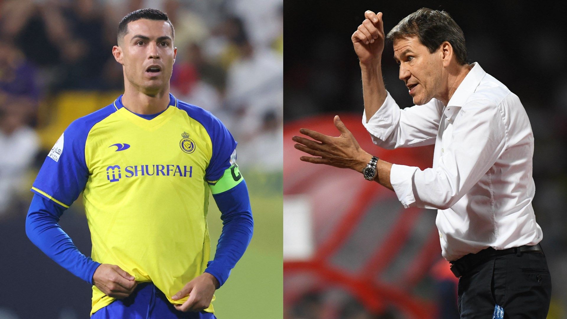 Cristiano Ronaldo Rudi Garcia Al-Nassr 2023 GFX