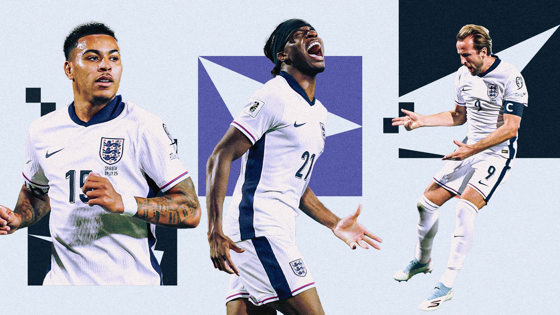 England Serbia ratings GFX