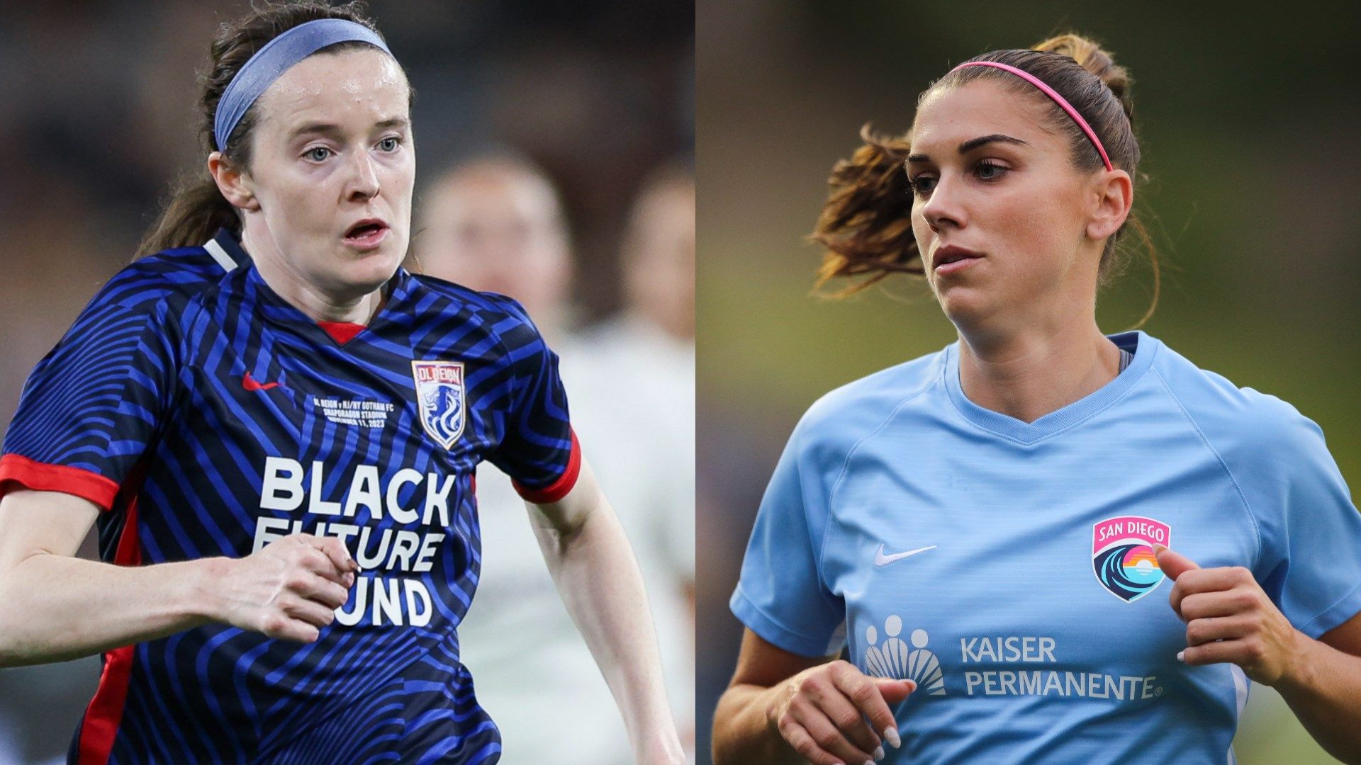 Rose Lavelle alex Morgan split