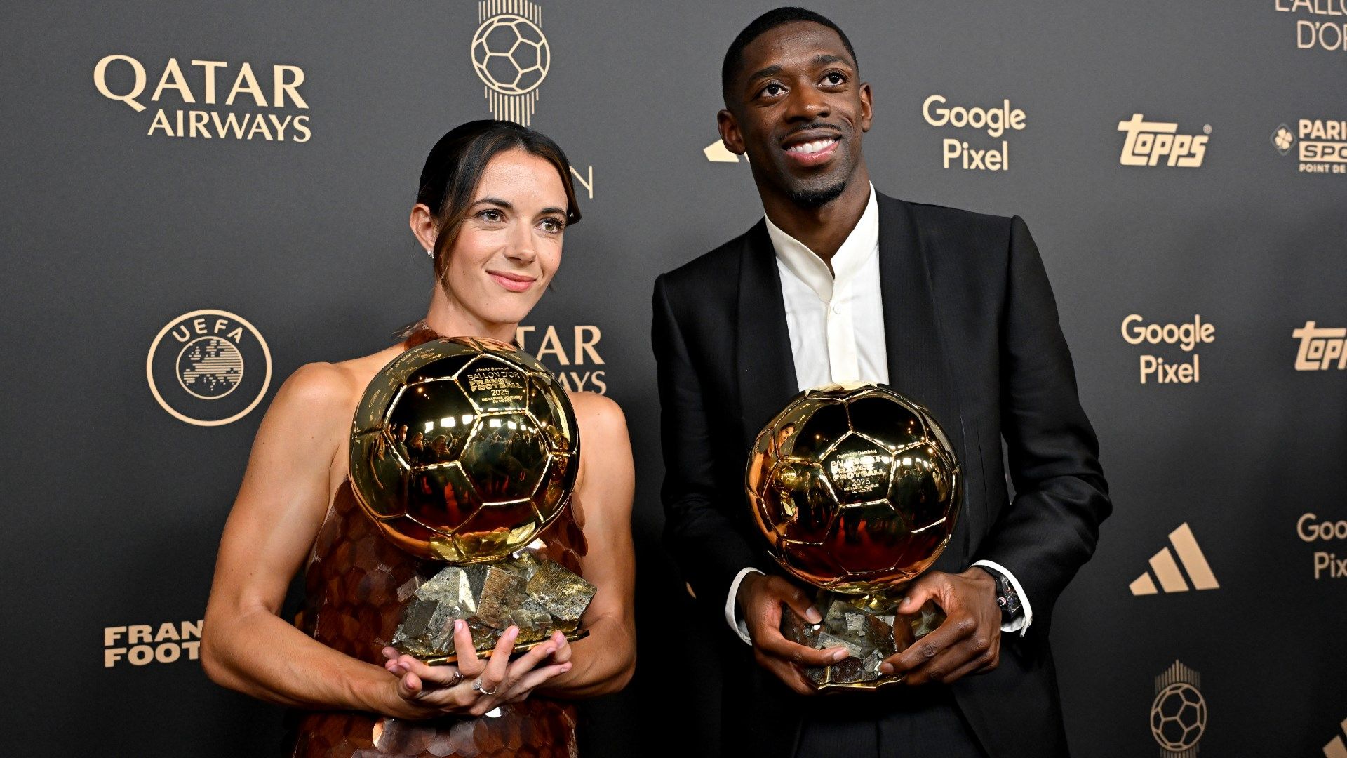Aitana Bonmati Ousmane Dembele Ballon d'Or 2025