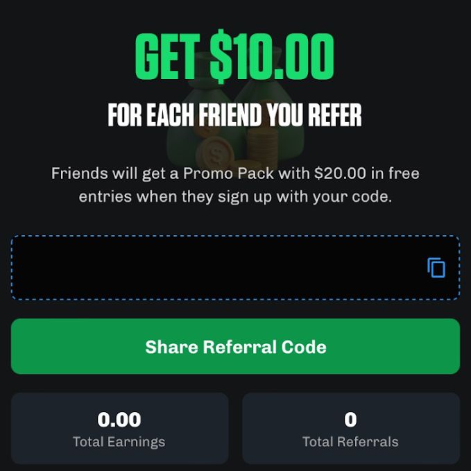 chalkboard refer a freind