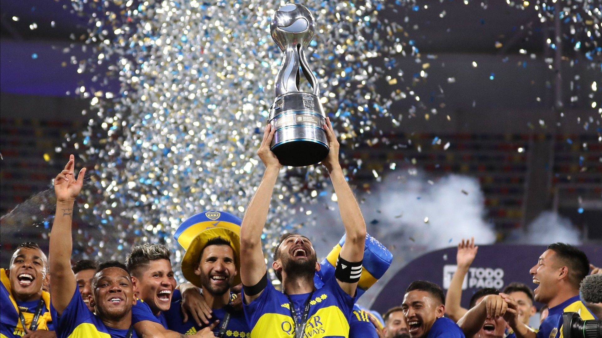 festejos Boca campeon Copa Argentina 08122021