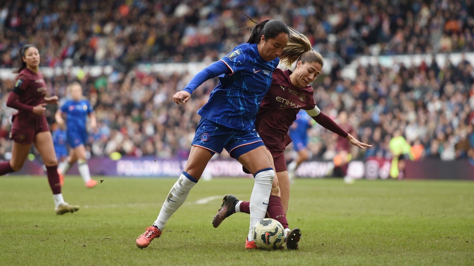 Mayra Ramirez Laia Aleixandri Chelsea Man City Women 2024-25