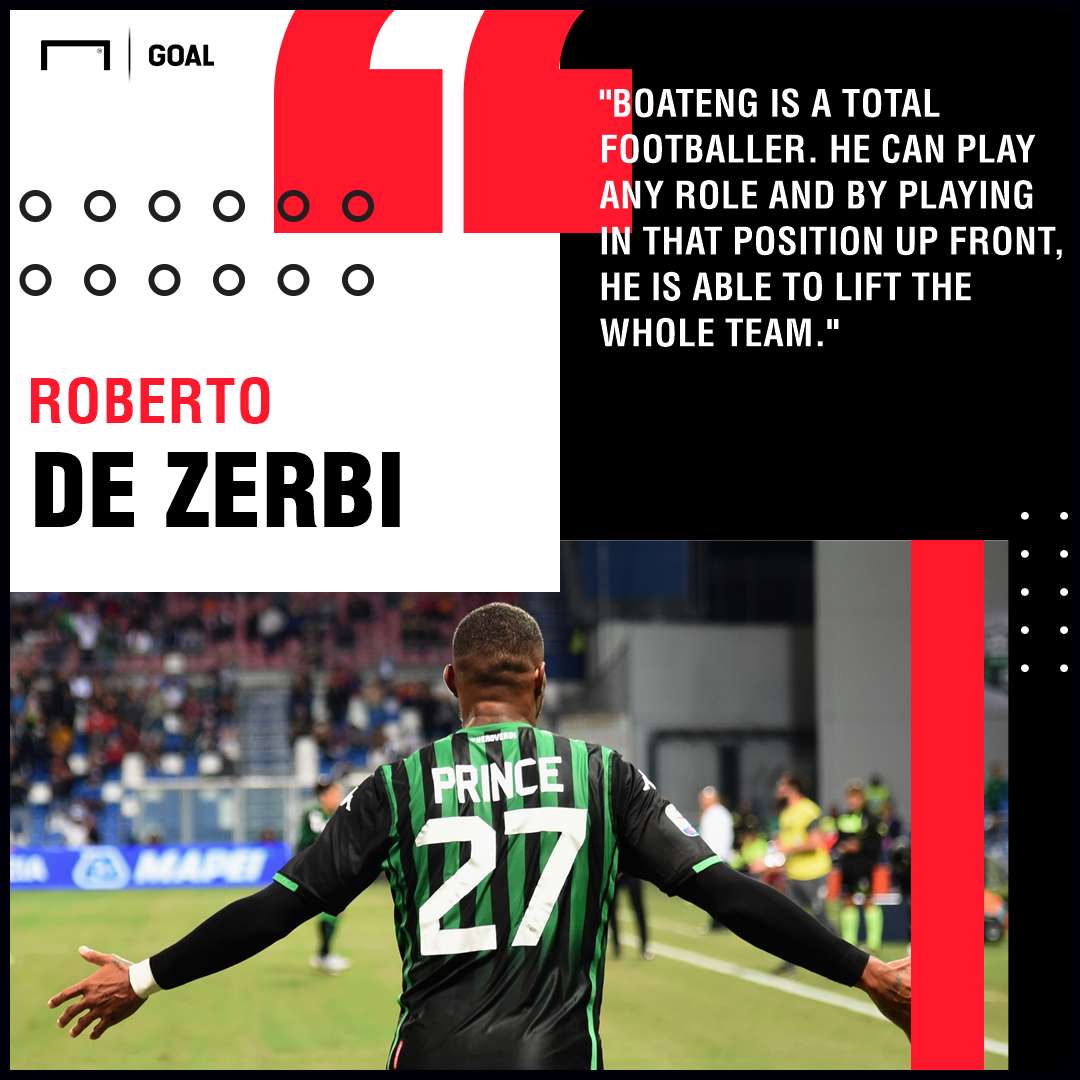 Kevin-Prince Boateng Roberto De Zerbi Sassuolo PS