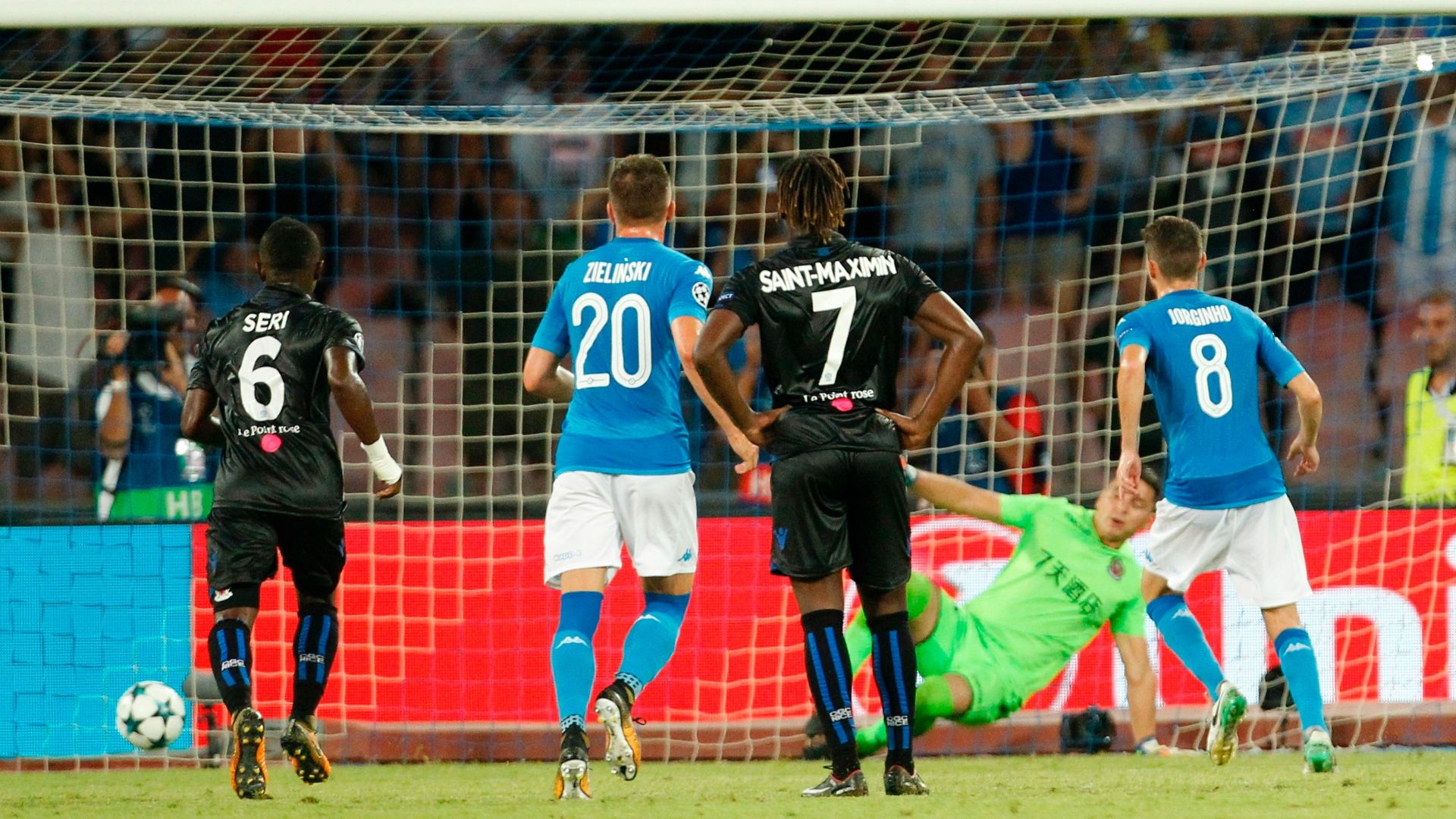 Jorginho Napoli Nizza Champions League