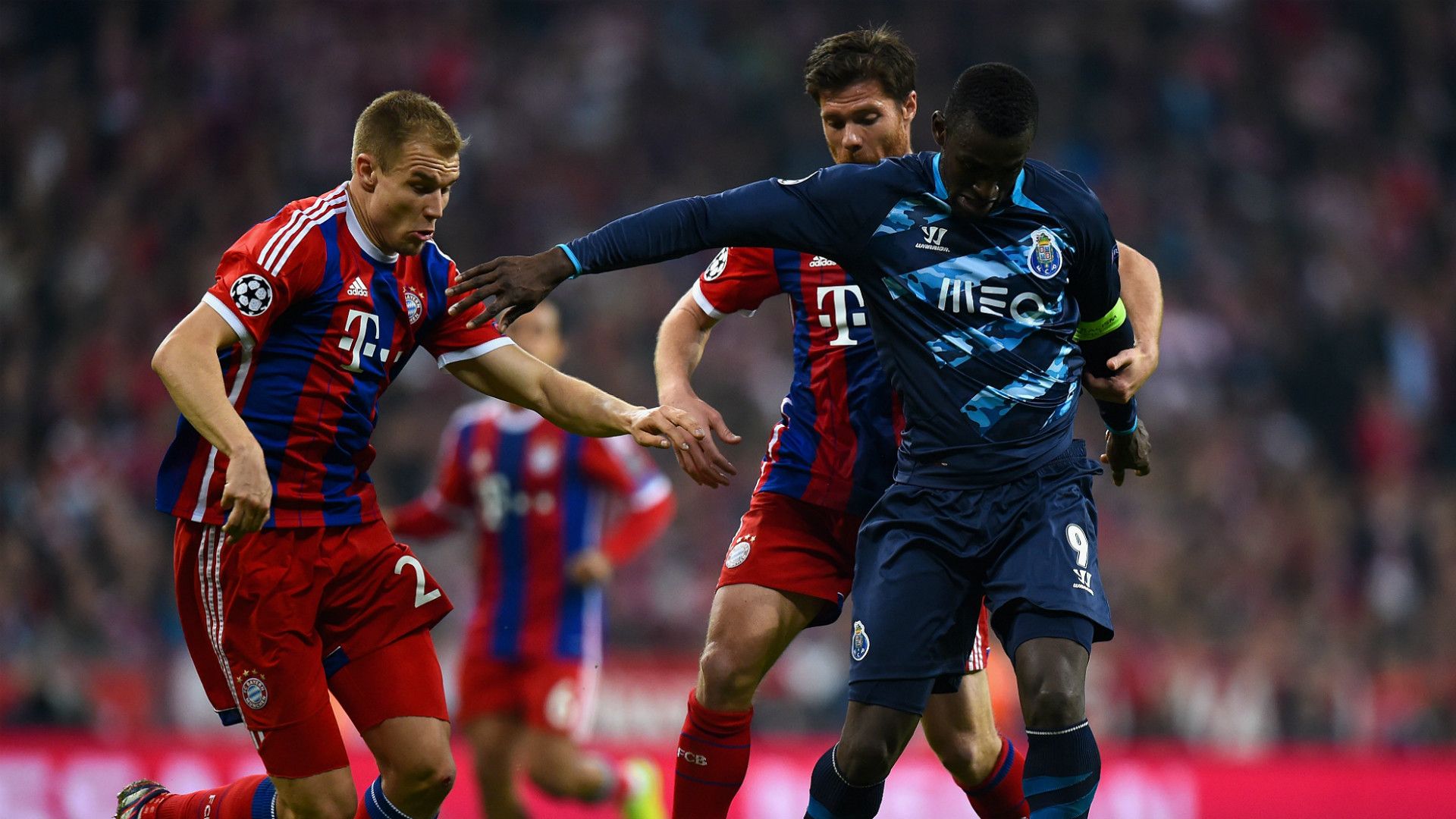 Jackson Martinez, Holger Badstuber FC Bayern Muenchen v FC Porto - UEFA Champions League 04212015