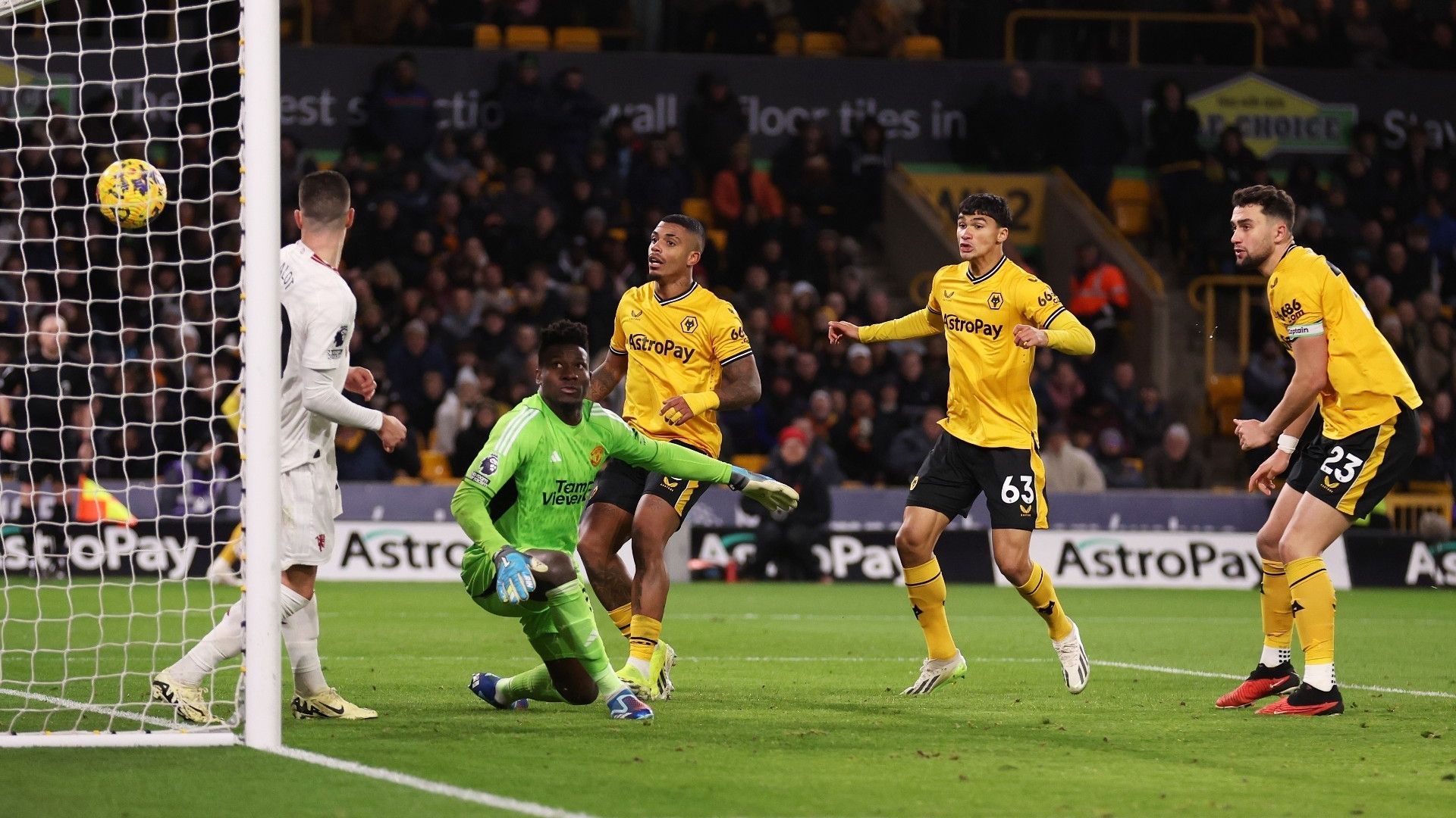 Andre Onana - Wovles vs Manchester United Premier League 01022024