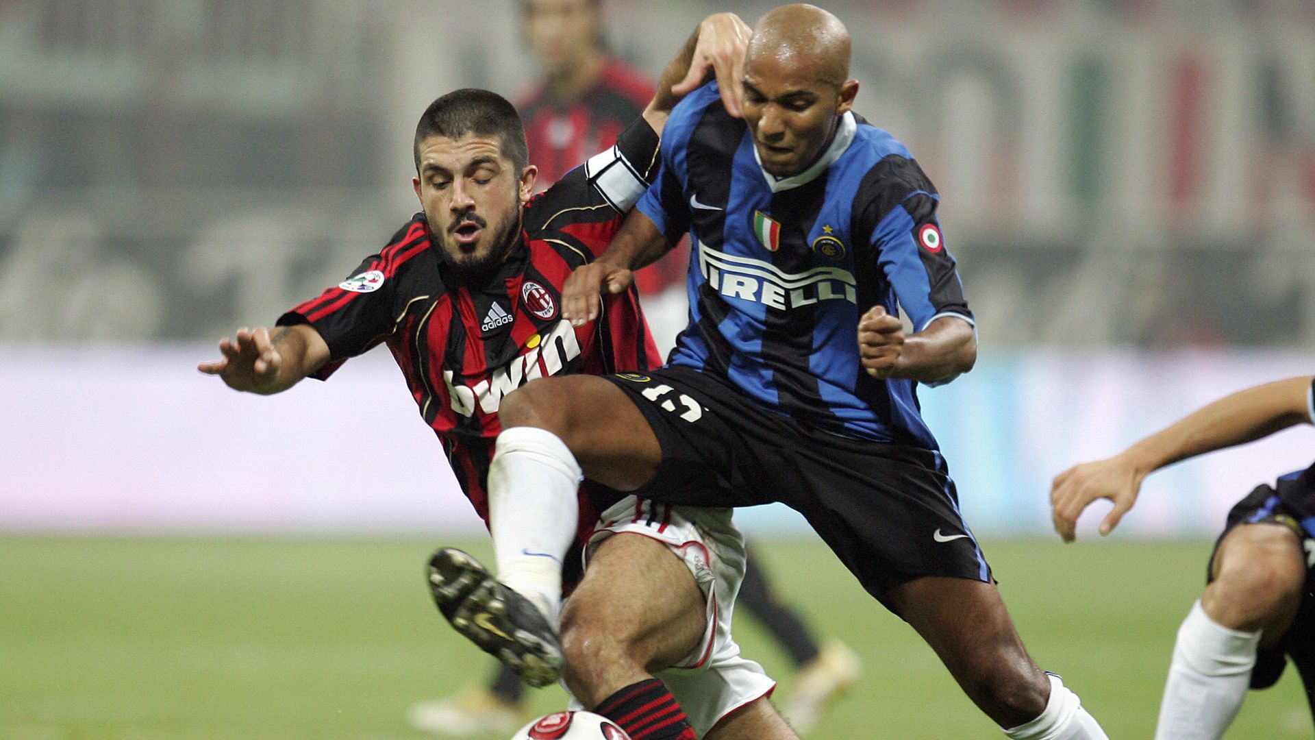 Inter Mailand AC Mailand Olivier Dacourt Gennaro Gattuso 28102006
