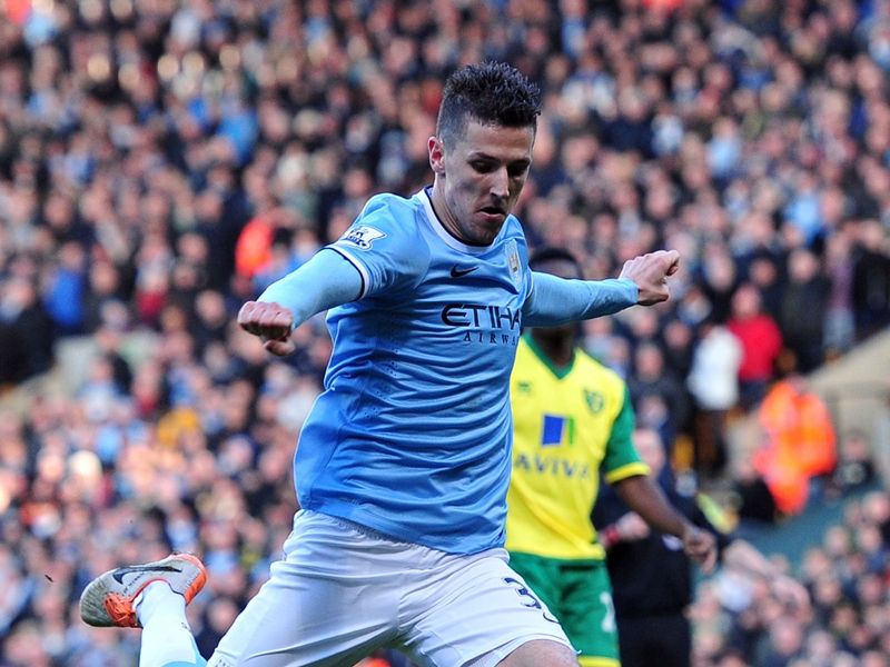 Stevan Jovetic Norwich City  Manchester City EPL 02082014