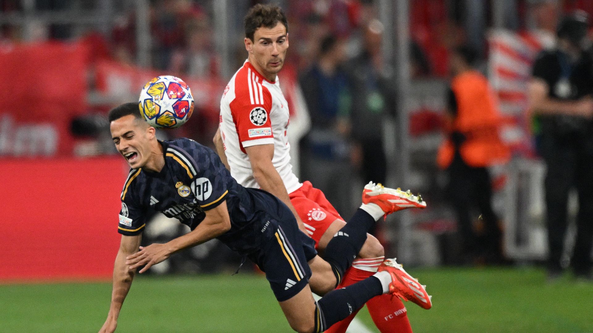 LUCAS VAZQUEZ REAL MADRID LEON GORETZKA BAYERN MÜNCHEN