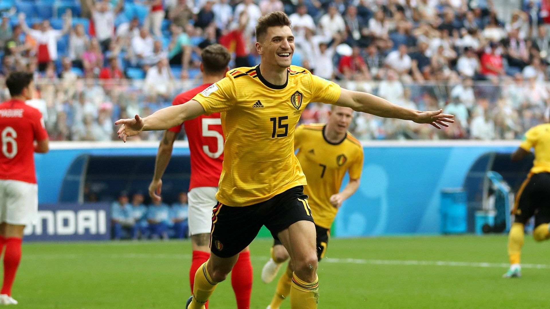 Thomas Meunier Belgium England WC 2018