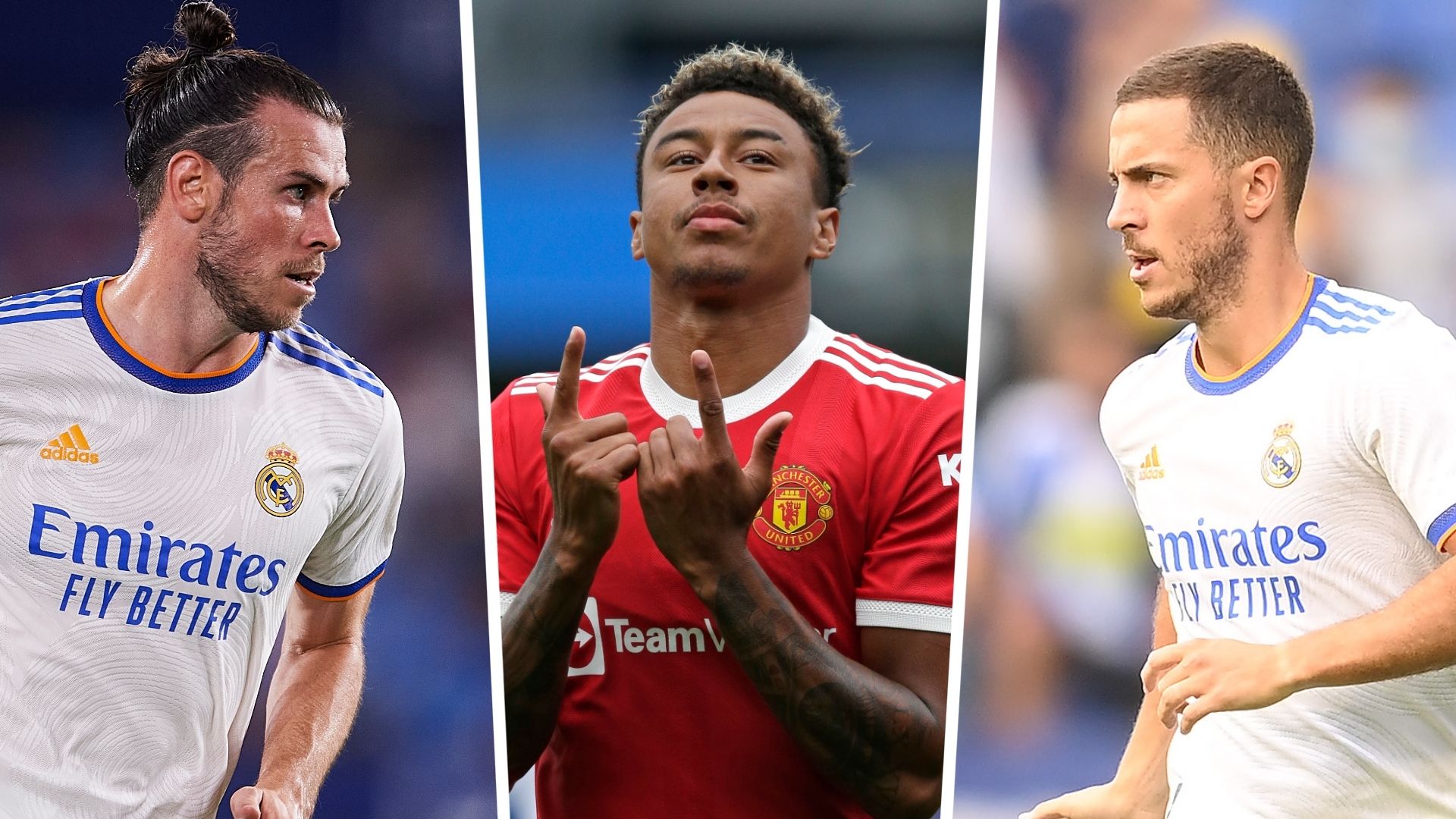 Gareth Bale Jesse Lingard Eden Hazard