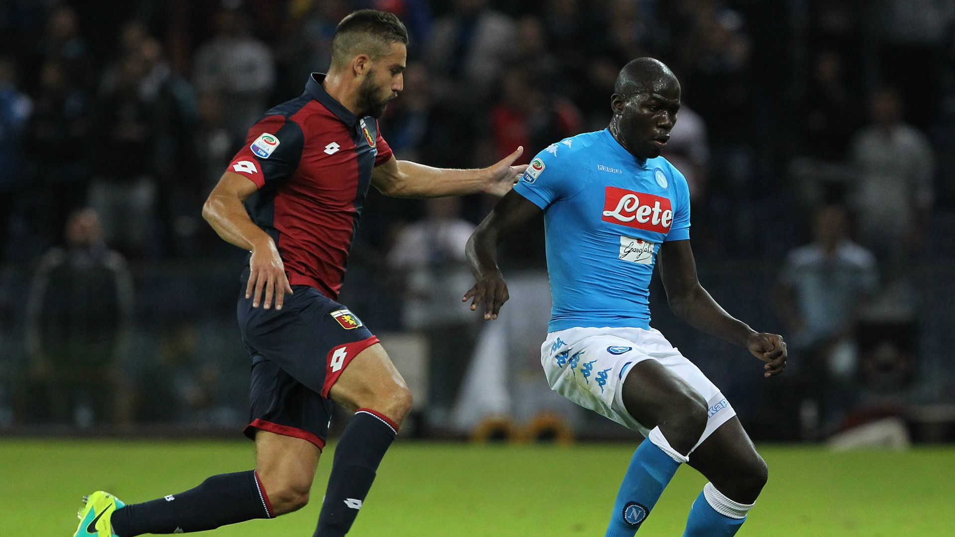 Leonardo Pavoletti Kalidou Koulibaly Genoa Napoli Serie A 21092016