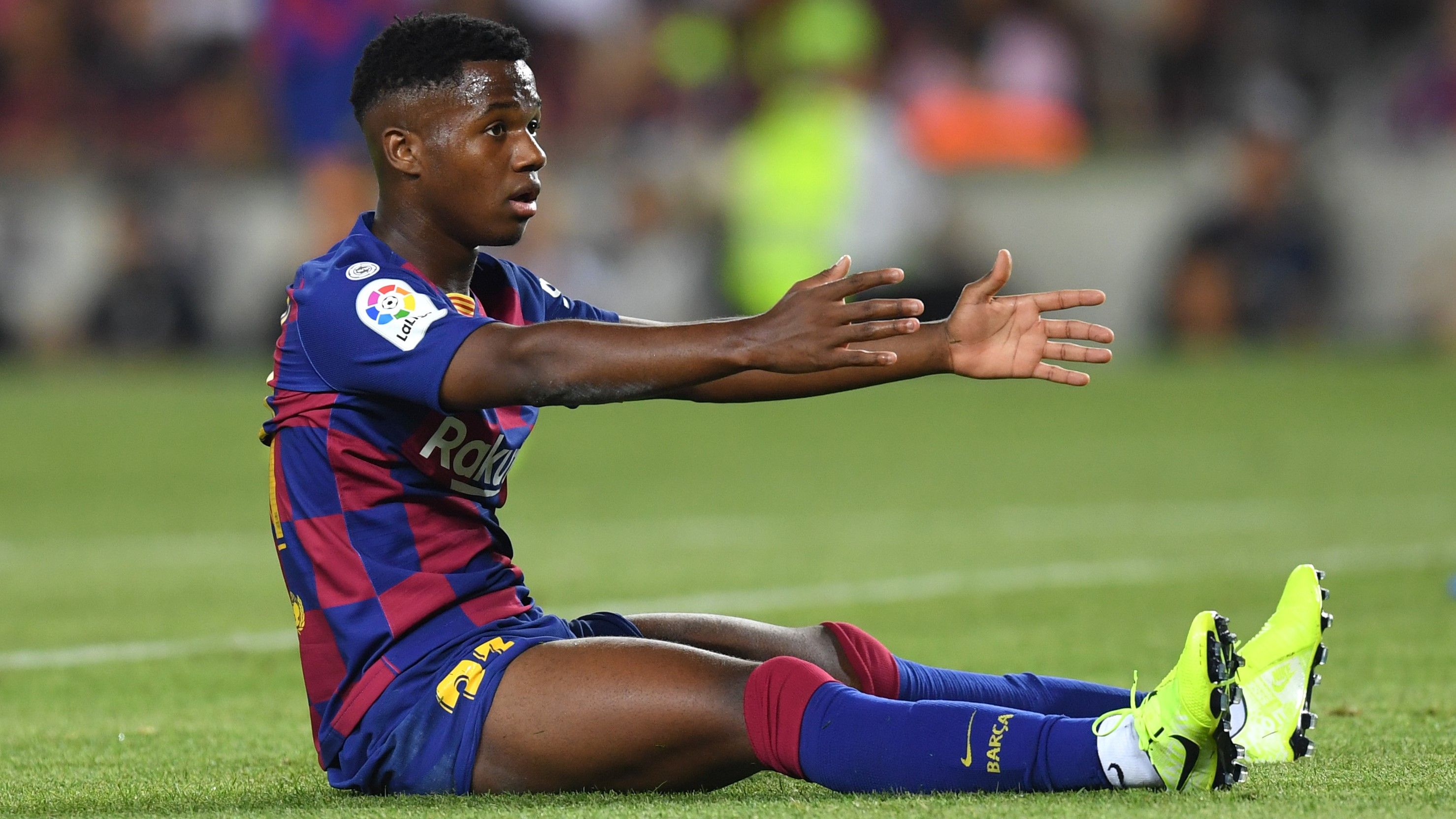 Ansu Fati debut Barcelona Betis LaLiga 25082019