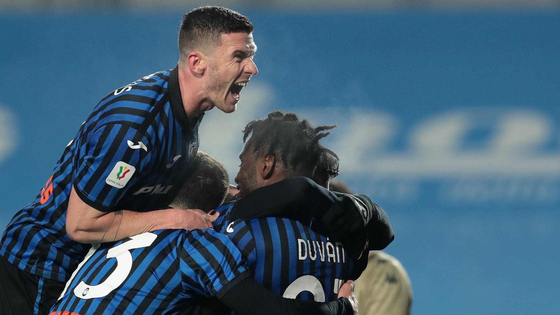 Robin Gosens Atalanta Bergamo SSC Neapel Coppa Italia Jubel