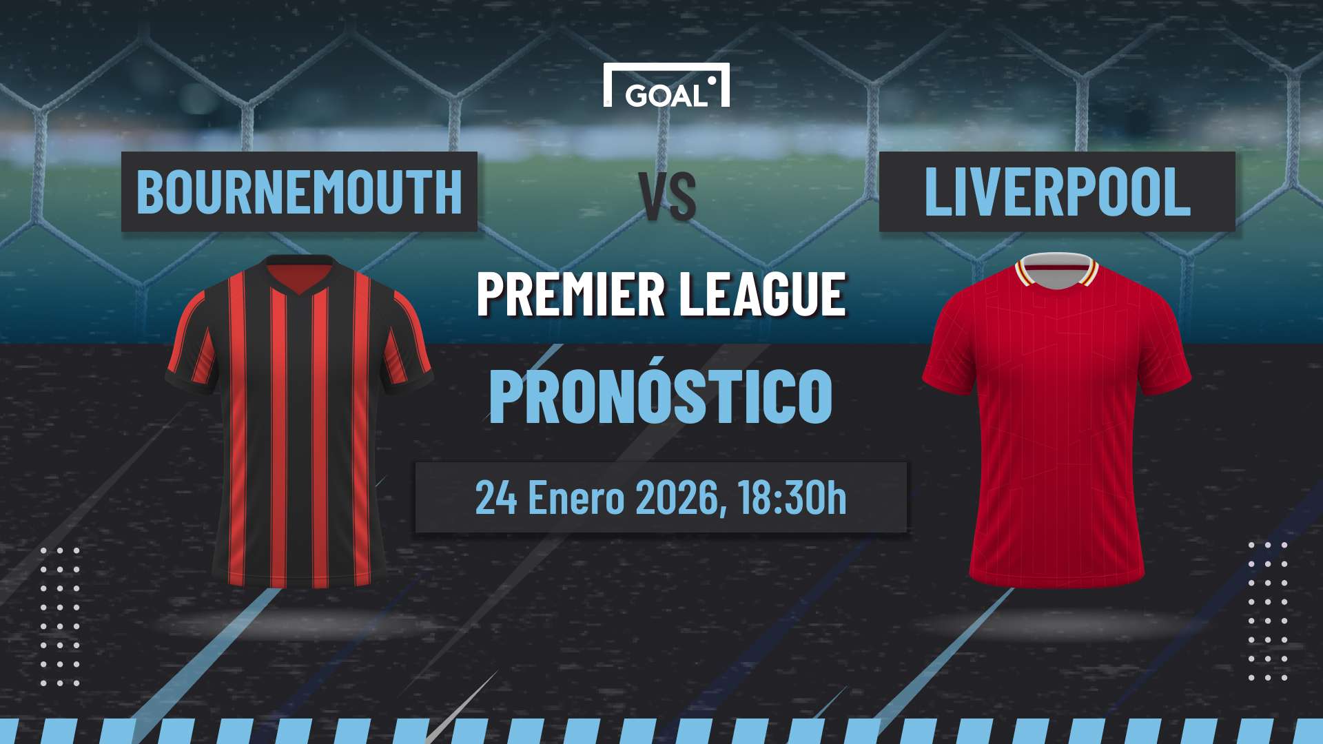 Bournemouth vs Liverpool Pronóstico y Apuestas Premier League | 24/01/26