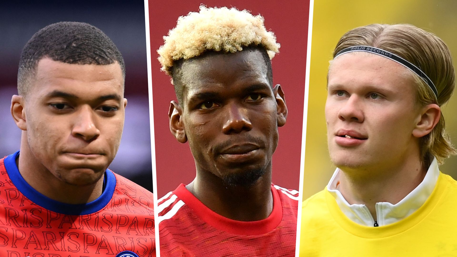 GFX RUMOURS MBAPPE POGBA HAALAND