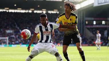 West Bromwich Albion FC Watford Stephane Sessegnon Nathan Ake 16042016