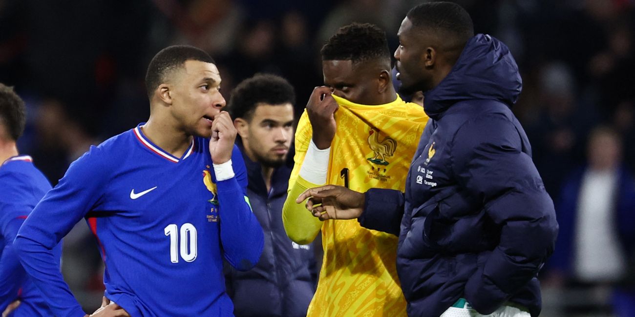 Kylian Mbappe Marcus Thuram HIC 2:1