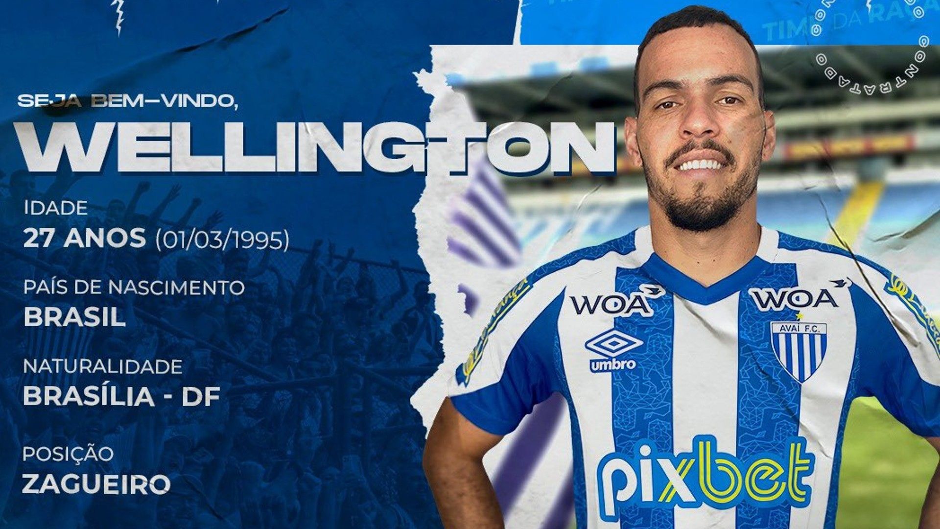 Wellington Avaí apresentação 2022
