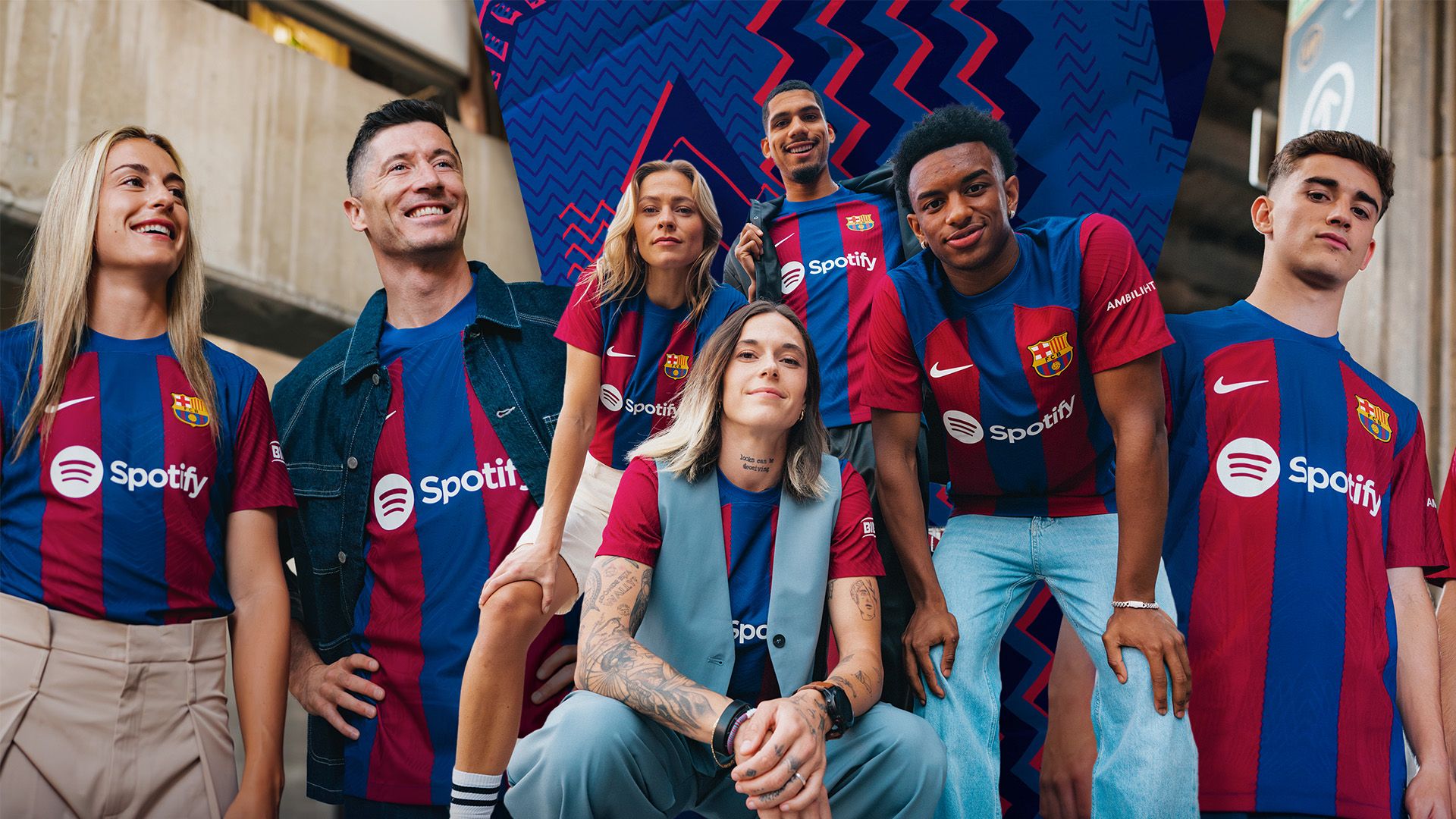 Nike release Barcelona 2023 24 home kit inspired by the 1971 women s team Goal UK