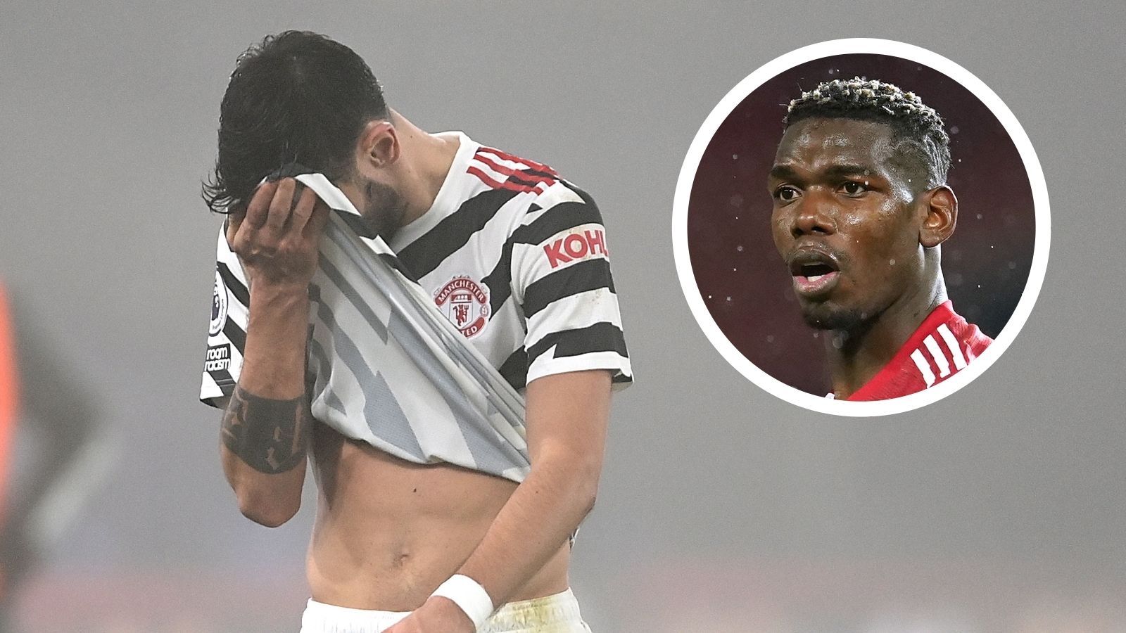 Bruno Fernandes Paul Pogba Man Utd GFX