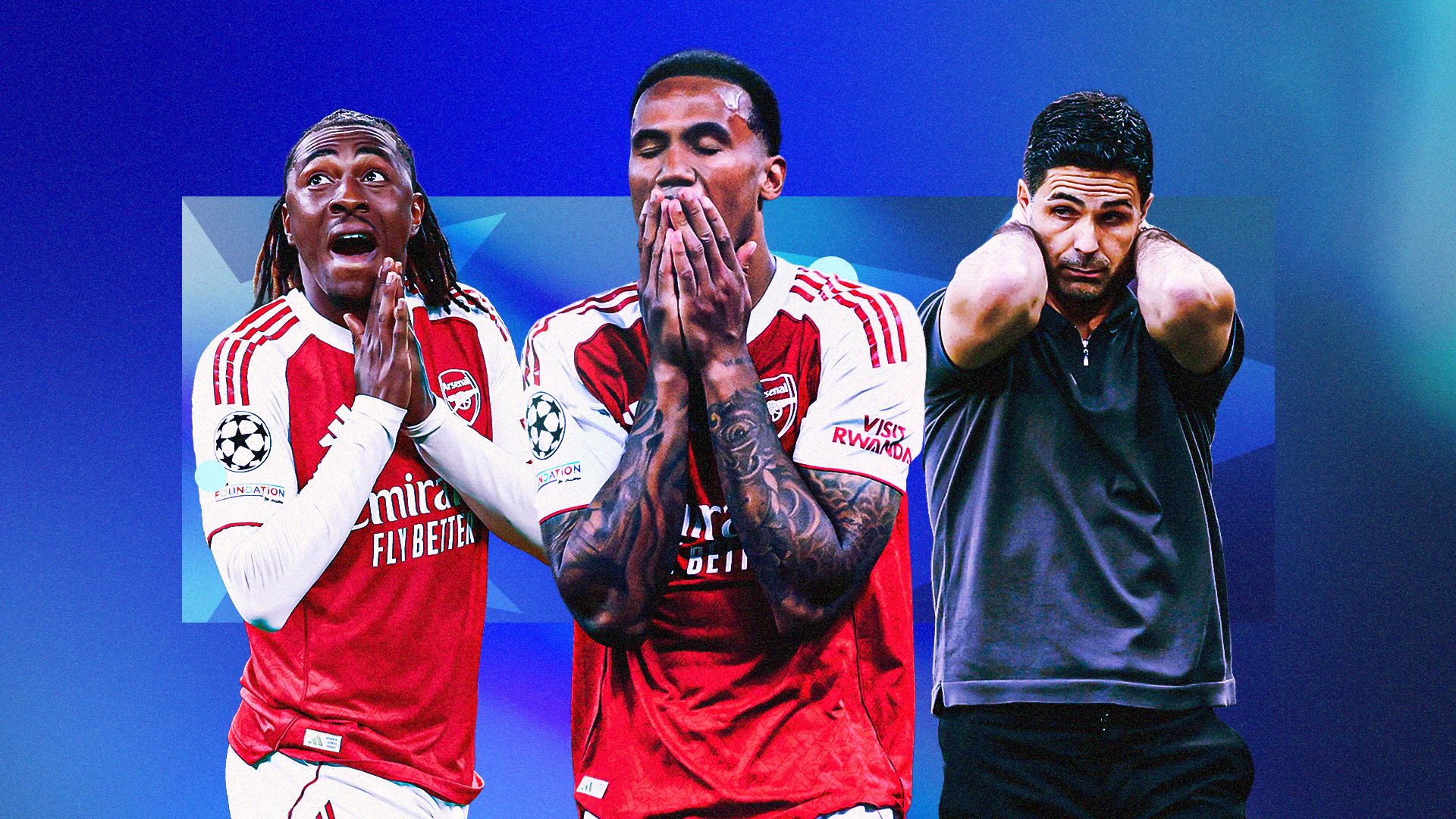 Arsenal PSG ratings GFX