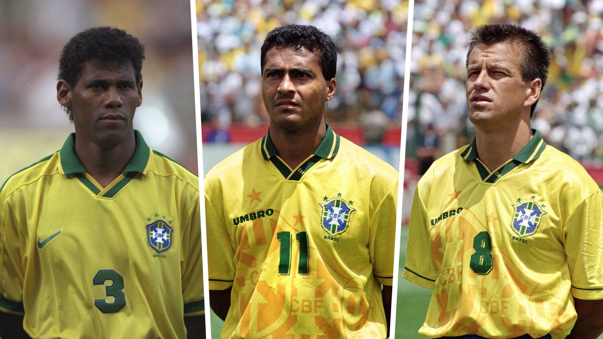 Aldair, Romário e Dunga