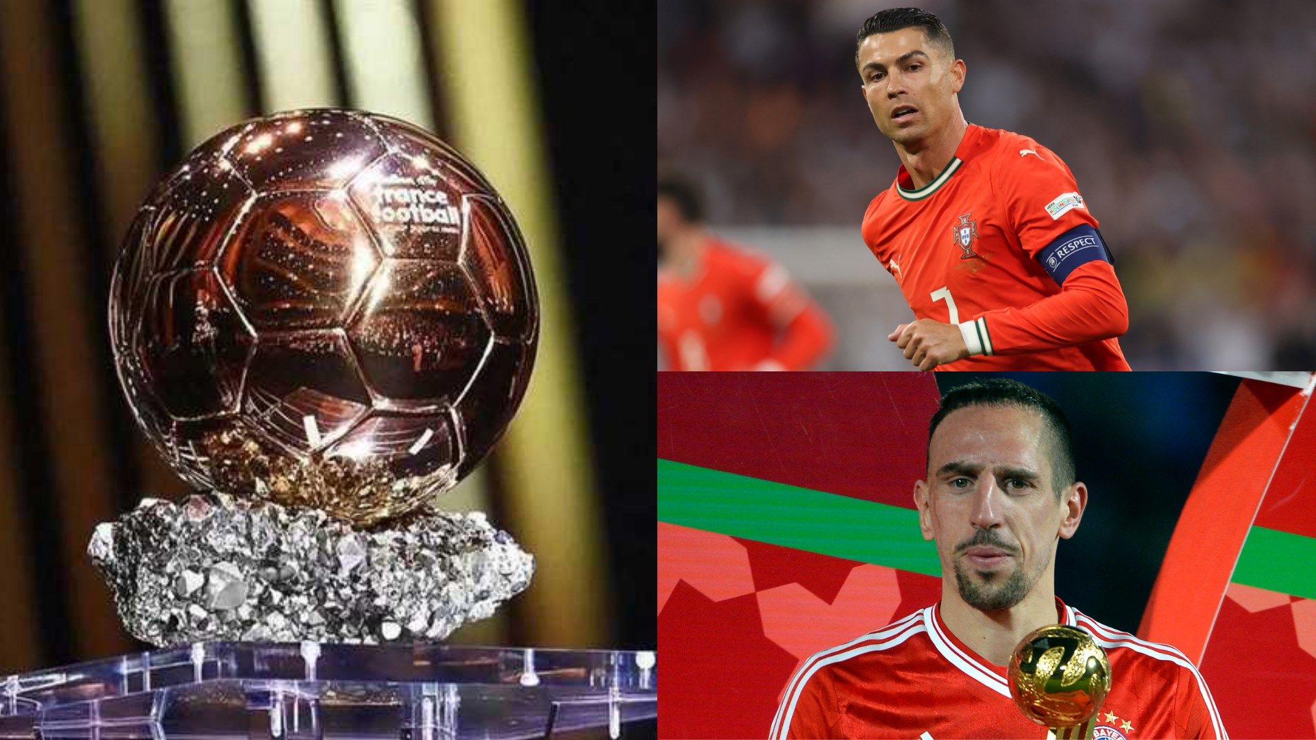 Ballon d'Or Cristiano Ronaldo Franck Ribery