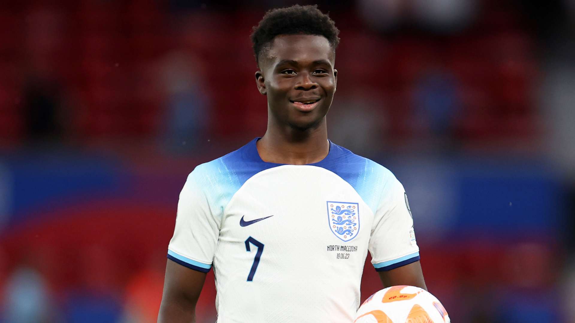 Bukayo Saka England 2023