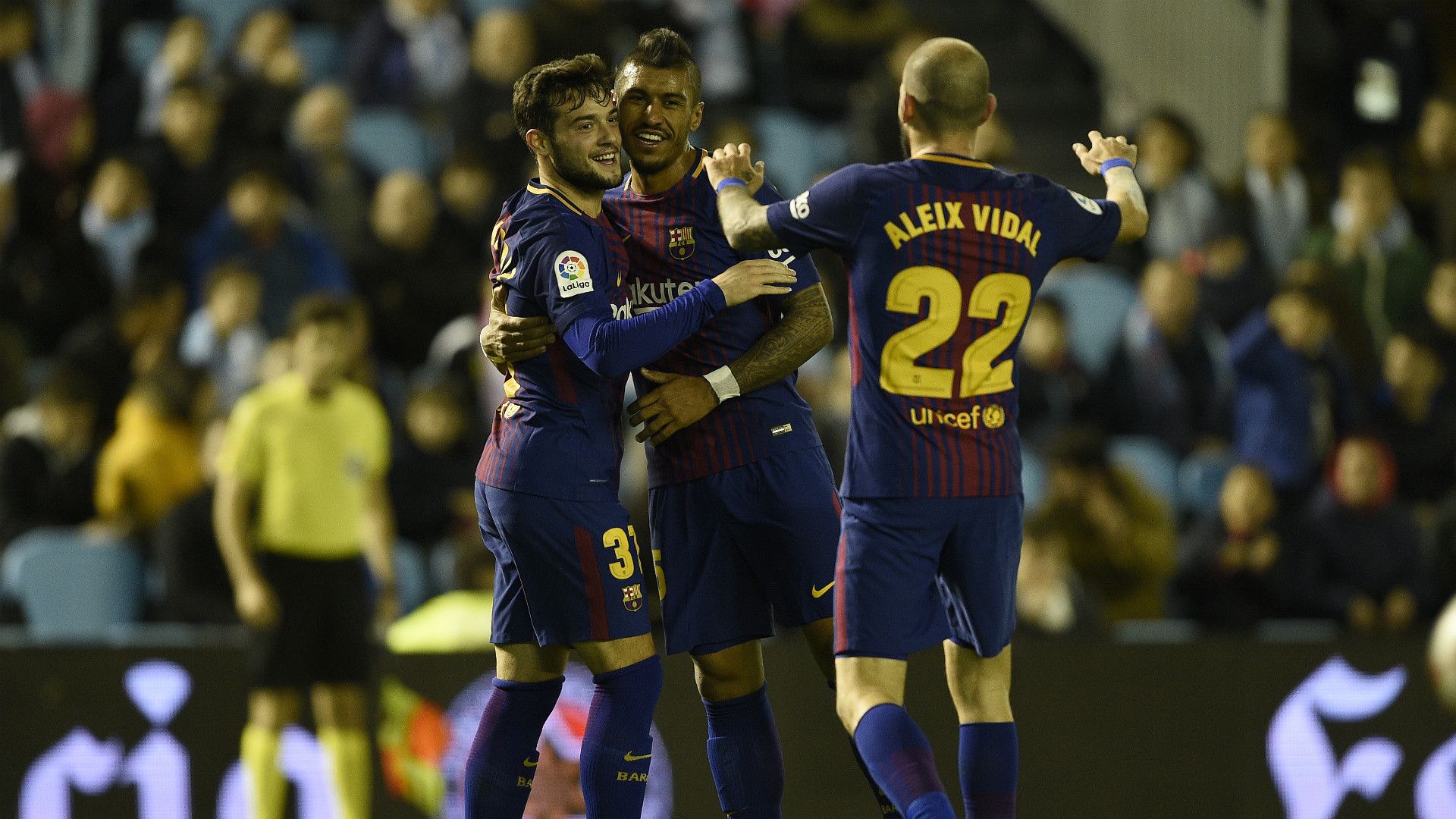 Jose Arnaiz Paulinho Aleix Vidal Celta de Vigo Barcelona Copa del Rey