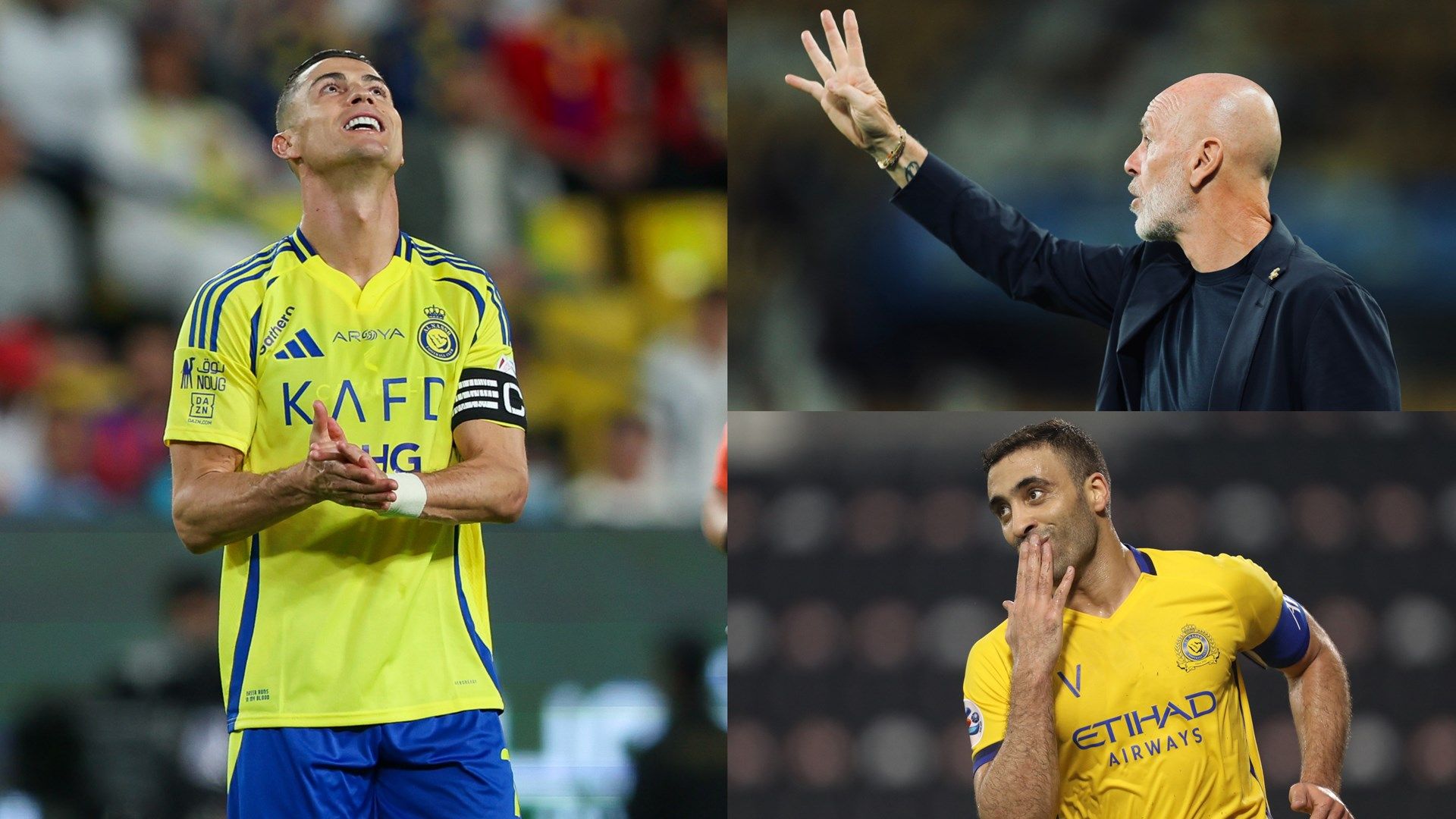 Cristiano Ronaldo Stefano Pioli Abderrazak Hamdallah Nassr