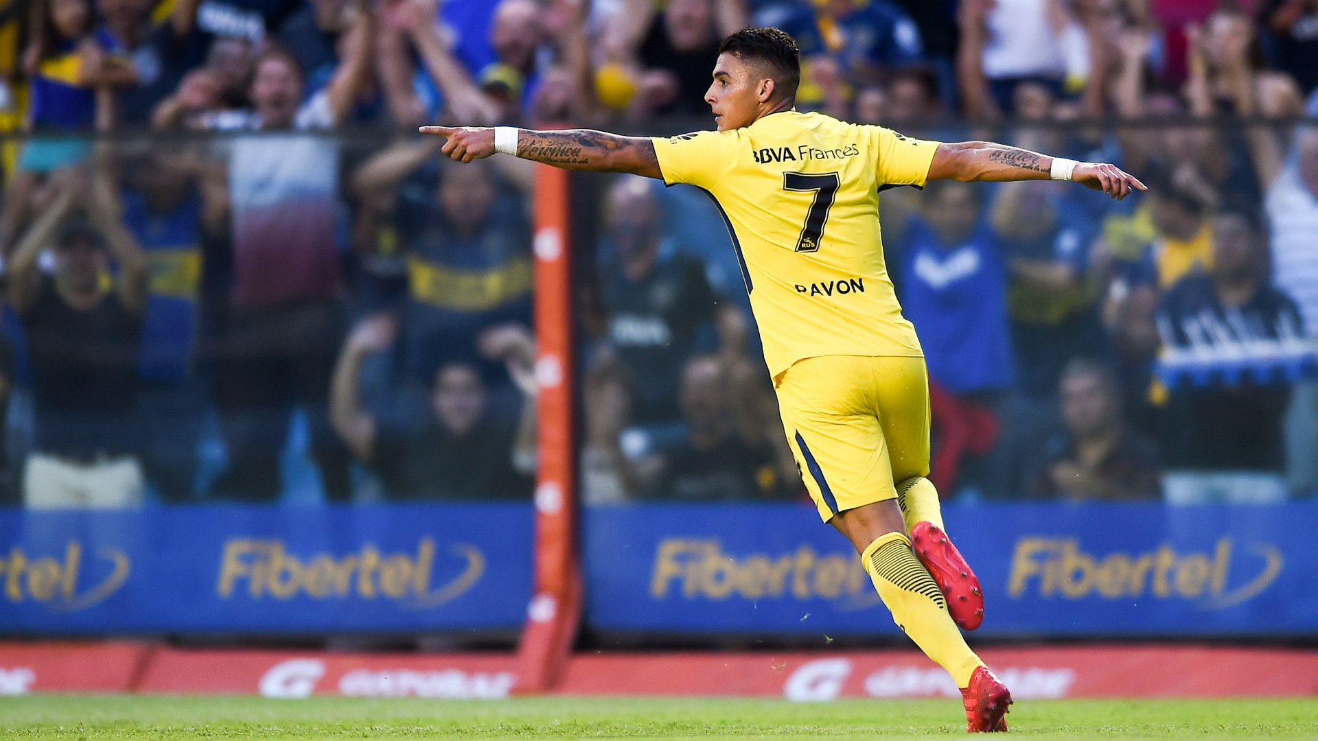 Cristian Pavon Boca Juniors San Martin San Juan Superliga Argentina 25022018