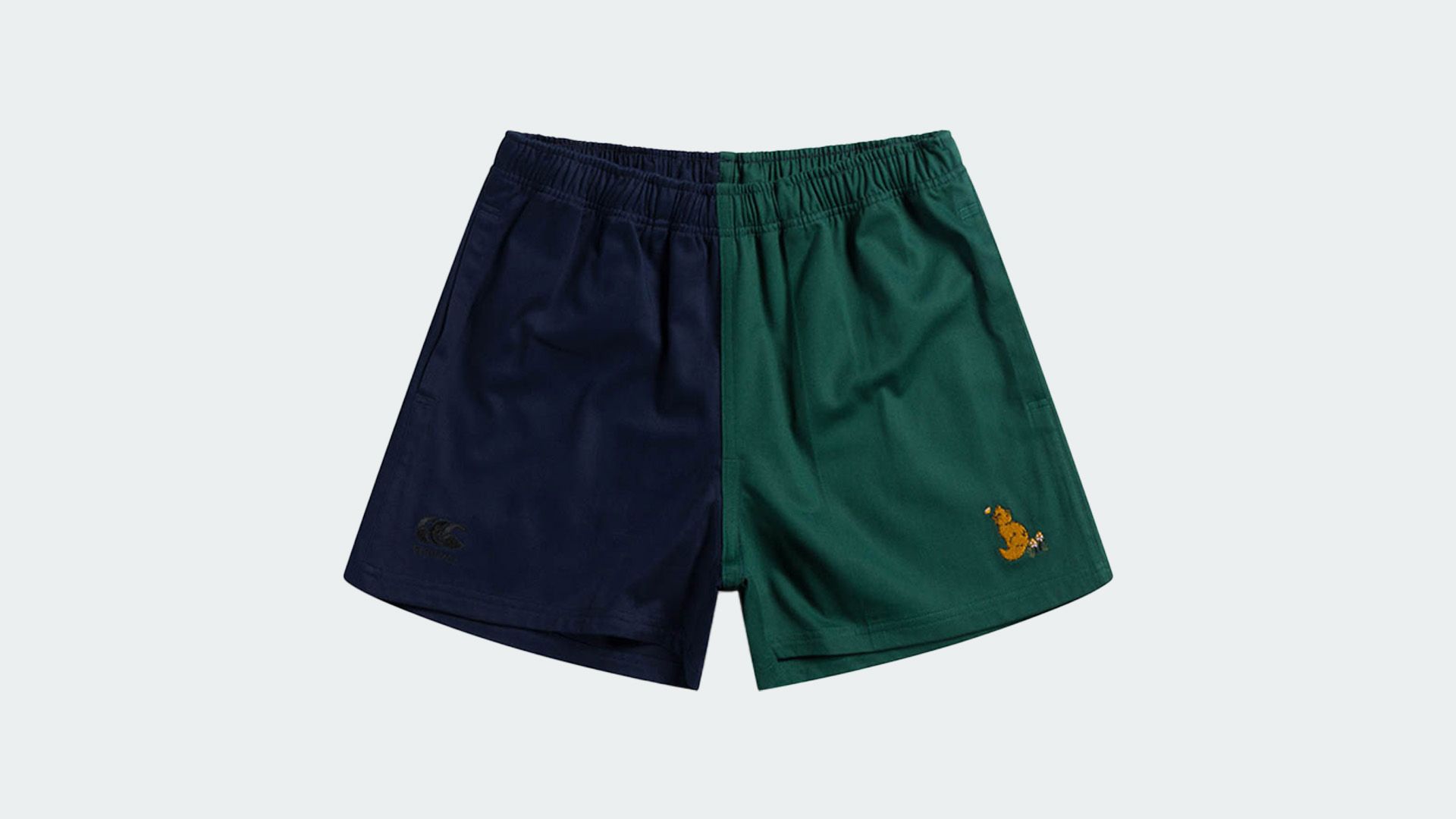 Rugby Shorts - Navy and Green 