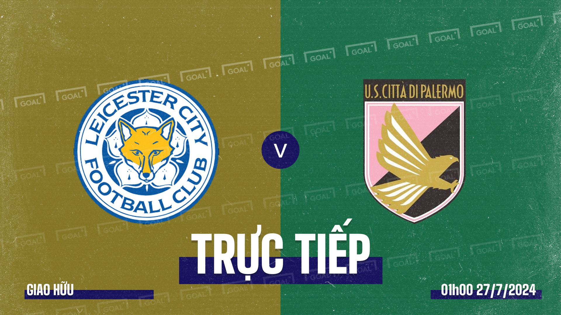 Leicester City vs Palermo 2024 GFX